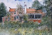 Carl Larsson Cottages Sweden oil painting artist